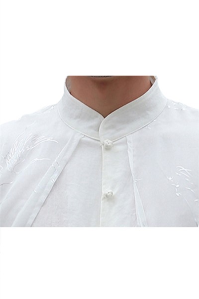 Chinese Tang costume men's Han suit Chinese Style Men's costume ancient costume long gown meditation suit Taoist robe Xianqi Kung Fu SHIRT CREW drama suit SKF001 front view
